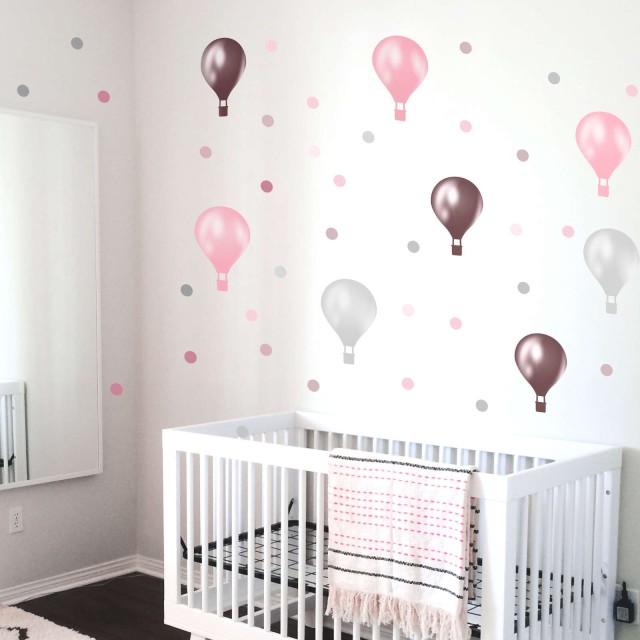 Αυτοκόλλητα τοίχου - Vintage Αερόστατα 127992-0