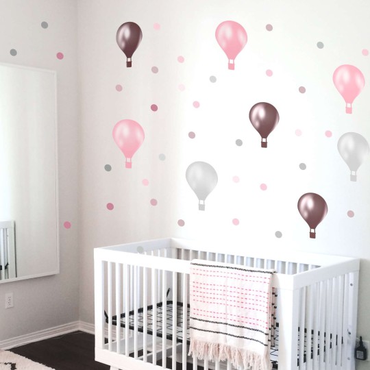 Αυτοκόλλητα τοίχου - Vintage Αερόστατα 127992-0