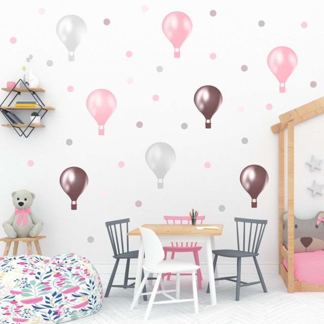 Αυτοκόλλητα τοίχου - Vintage Αερόστατα 127992-2