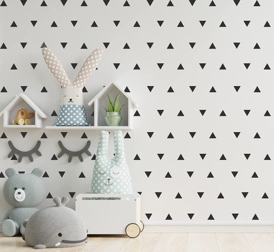 Αυτοκόλλητο τοίχου Τρίγωνα (70 τεμ) 1279005