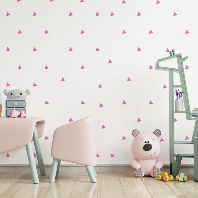 Αυτοκόλλητο τοίχου Τρίγωνα (70 τεμ) 1279005-0