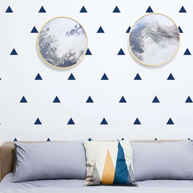 Αυτοκόλλητο τοίχου Τρίγωνα (70 τεμ) 1279005-1