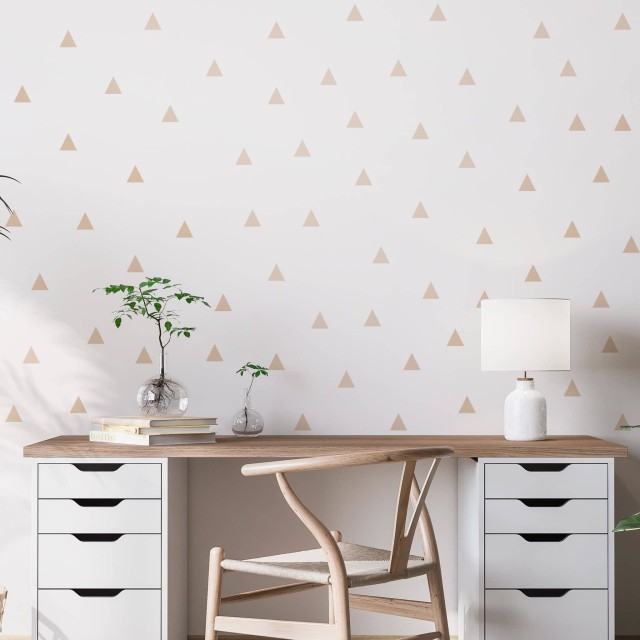 Αυτοκόλλητο τοίχου Τρίγωνα (70 τεμ) 1279005-2