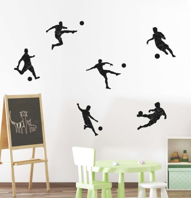 Αυτοκόλλητο τοίχου Football Players 128030