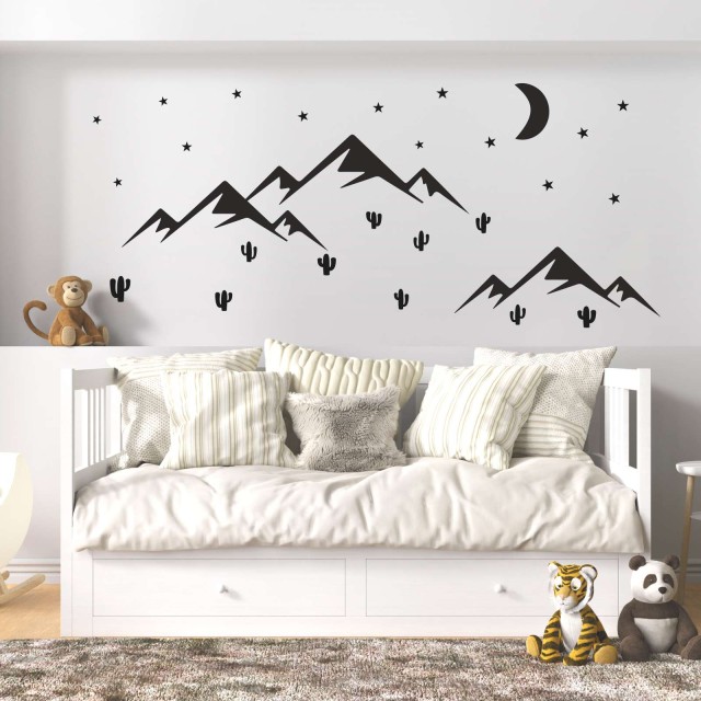 Αυτοκολλητο τοιχου Mountains & stars 1279072-0